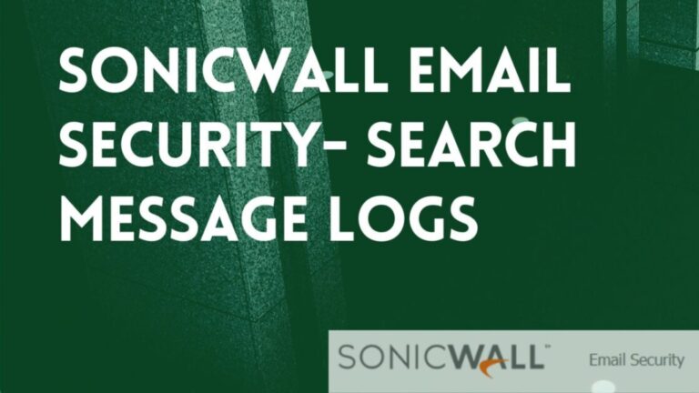 sonicwall message logs