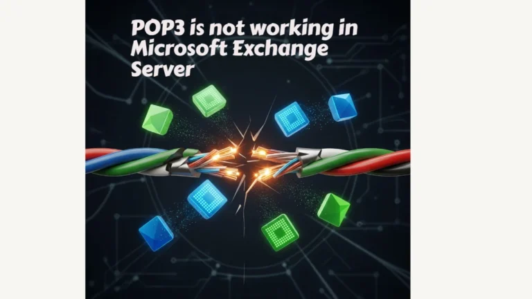 POP3 is not working in Microsoft Exchange Server