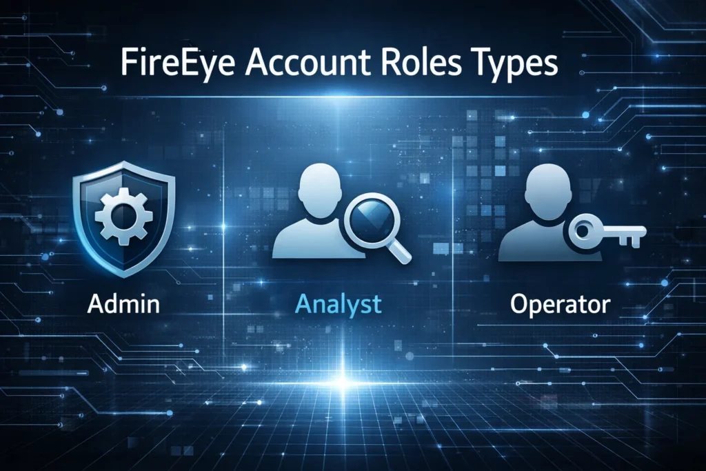 This blog post explains the different FireEye account roles—Admin, Analyst, and Operator—helping organizations manage access, security, and responsibilities effectively.